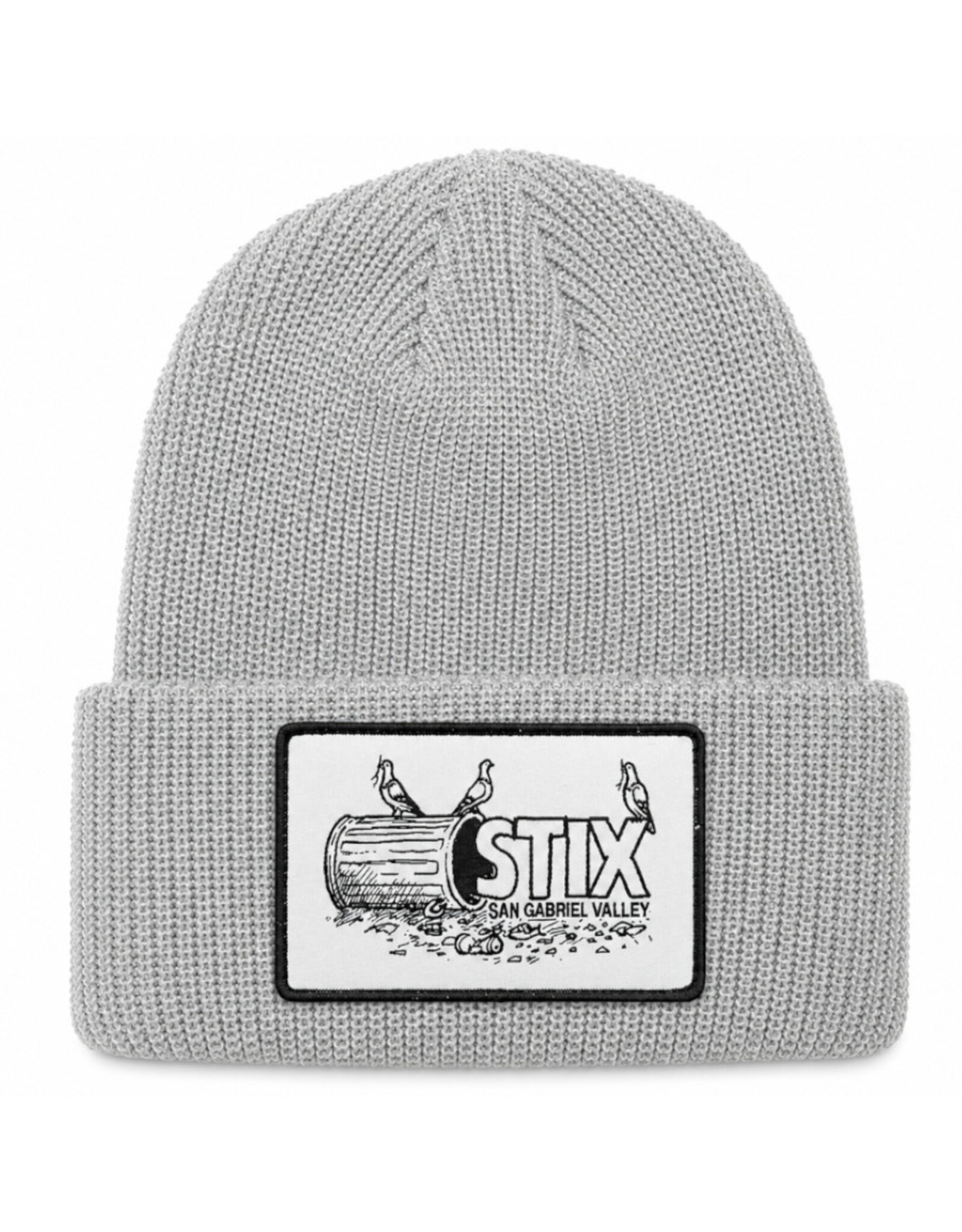 Stix SGV Stix SGV Beanie Francis Pigeons Patch Cuff (Heather Grey)