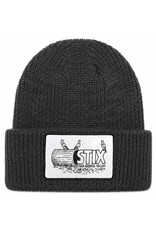 Stix SGV Stix SGV Beanie Francis Pigeons Patch Cuff (Dark Grey)