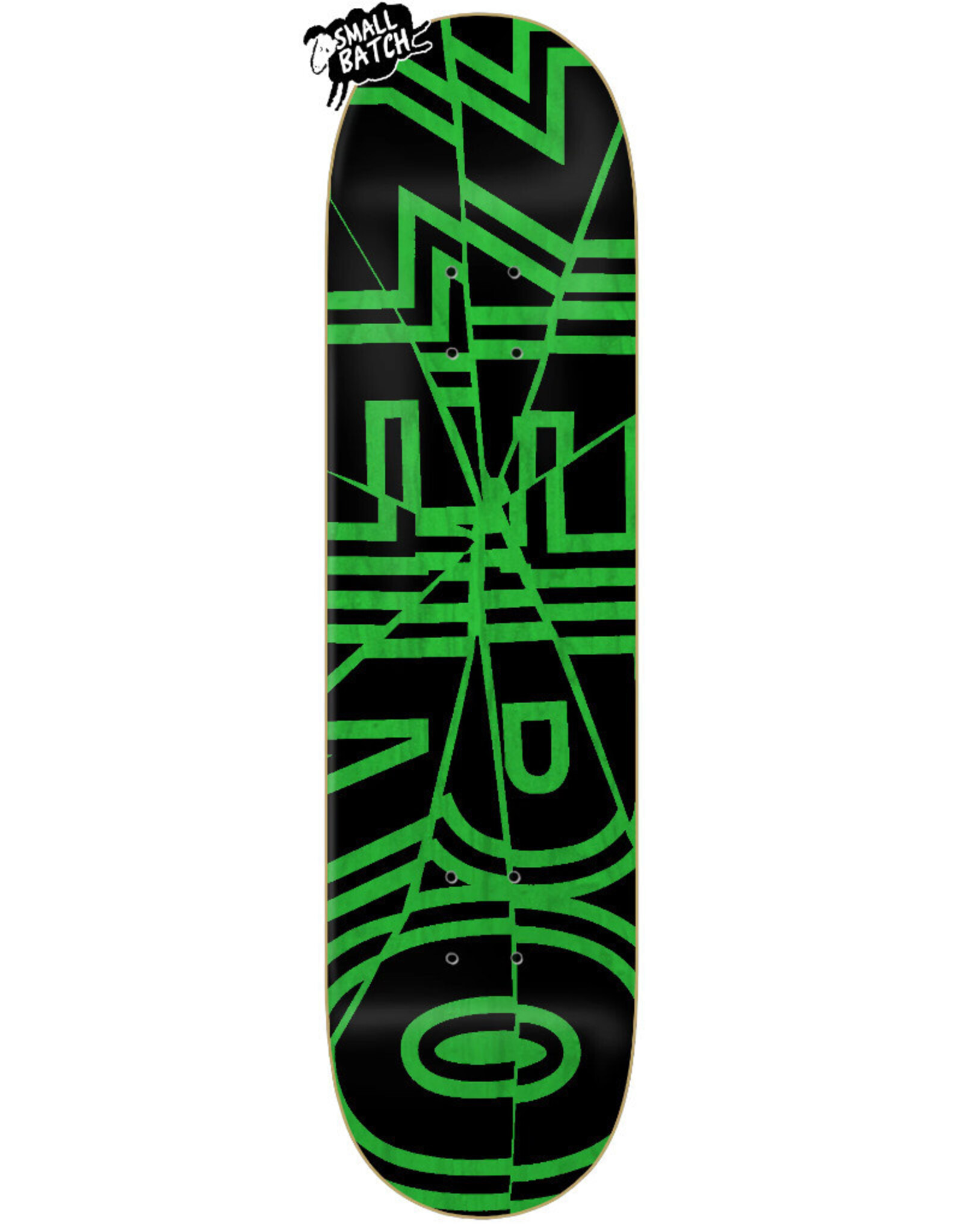 Zero Skateboards Zero Deck Team Shattered Bold Abe Curb Shape (8.75)