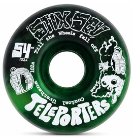 Stix SGV Stix SGV Wheels Teleporters Conical Green Swirl (54mm/102a)