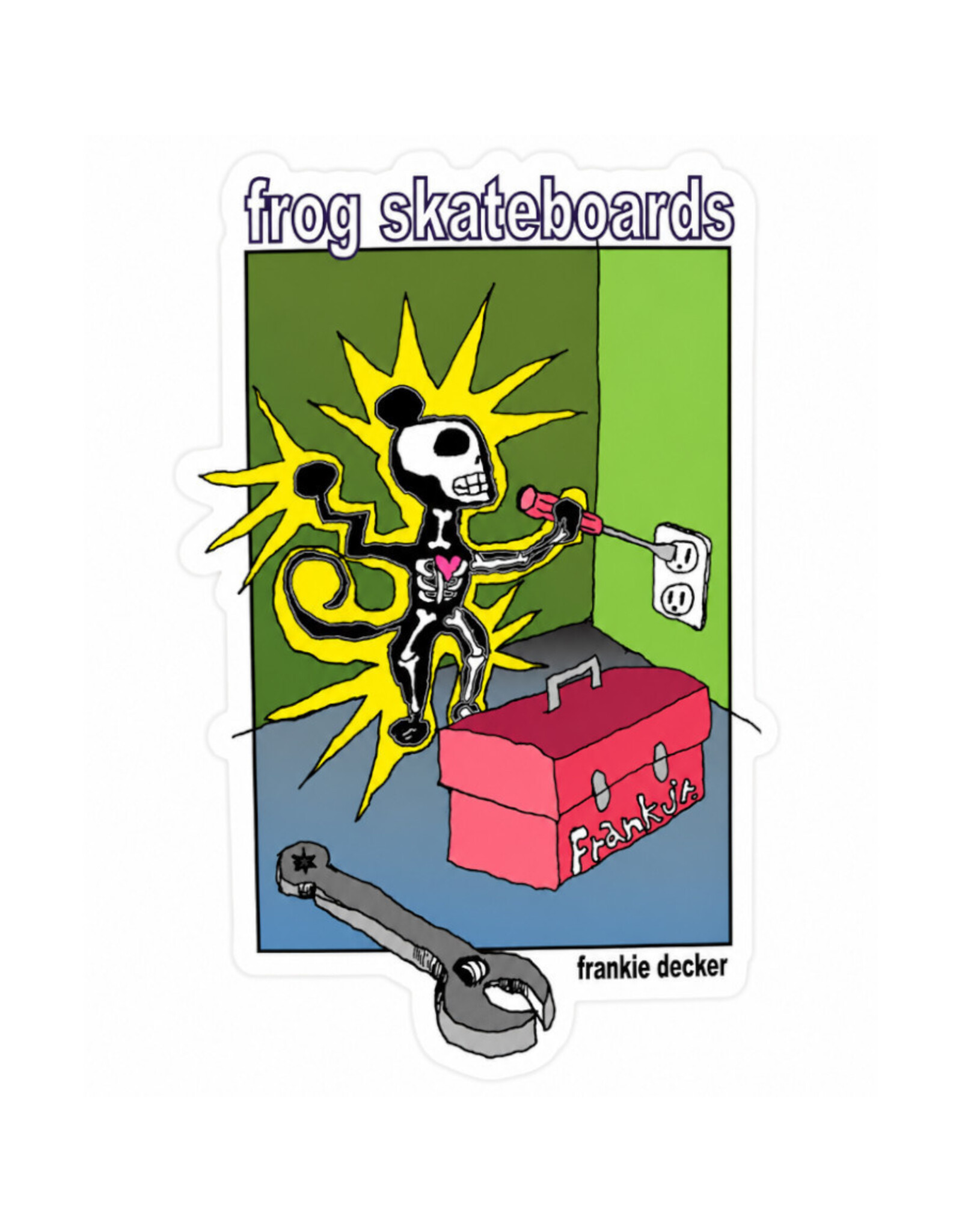 Frog Frog Sticker Electric