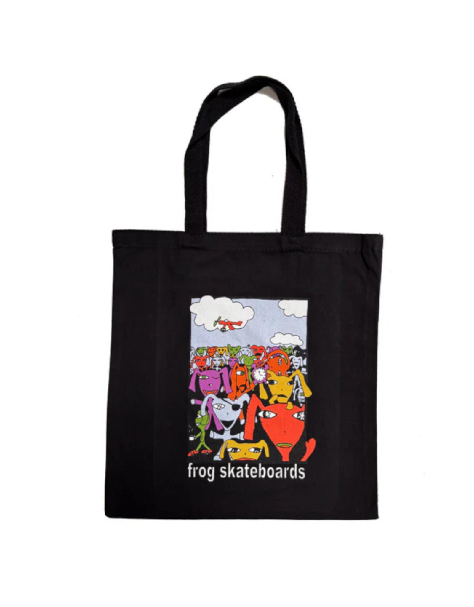 Frog Frog Bag Monster Tote (Black)
