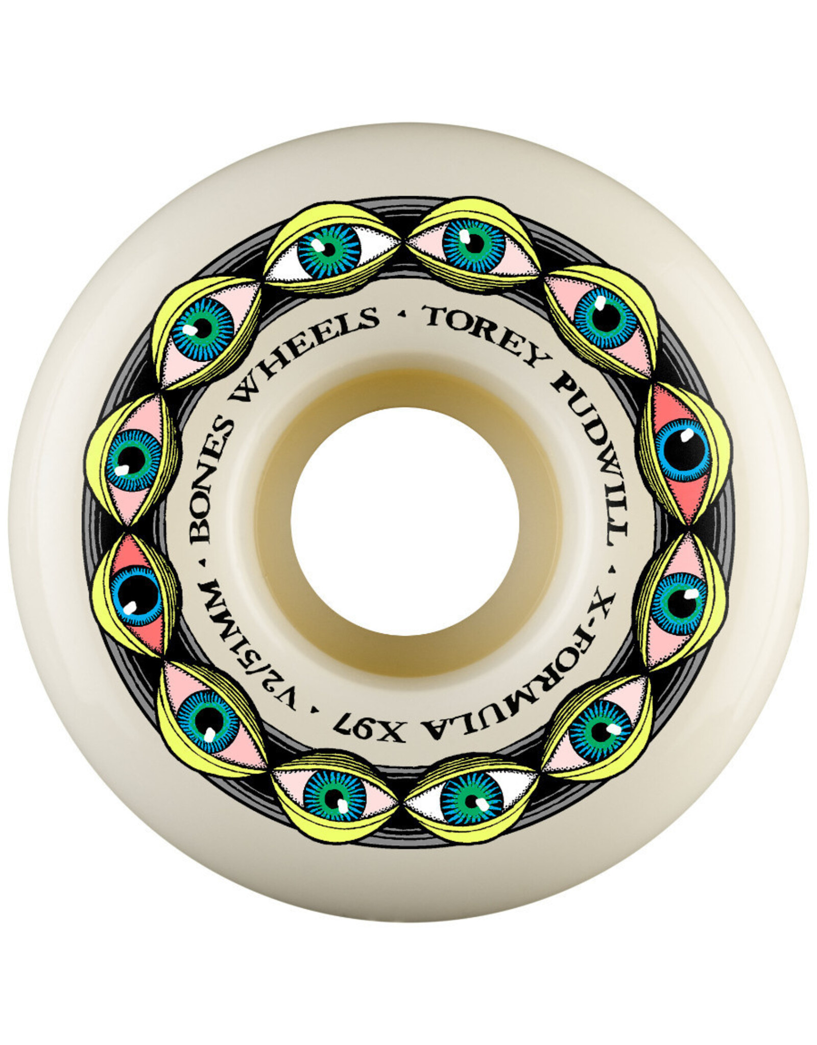 Bones Bones Wheels X97 Torey Pudwill Frying Eyes V2 Locks (51mm/97a)