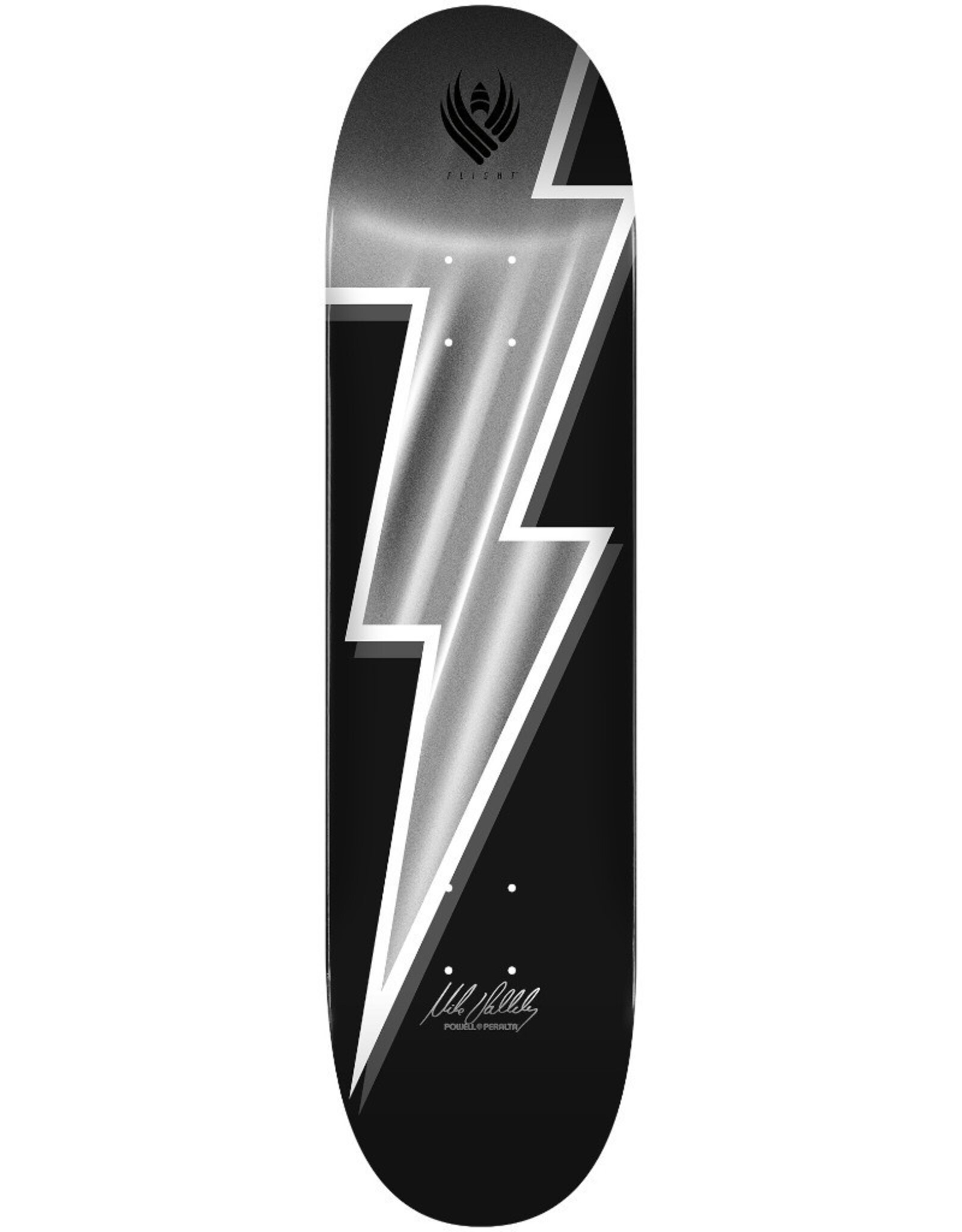 Powell Peralta Powell Peralta Deck Pro Flight Mike Vallely Lightning Bolt Silver Foil (9.5)