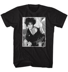 Star 500 Concert Series On Hollywood Tee Whitney Houston Signed Photo S/S (Black)