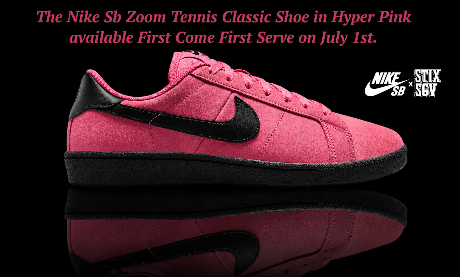 Nike SB Tennis Classic Hyper Pink