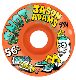 Snot Snot Wheels Jason Adams Spray Cans Conical Neon Orange (56mm/99a)