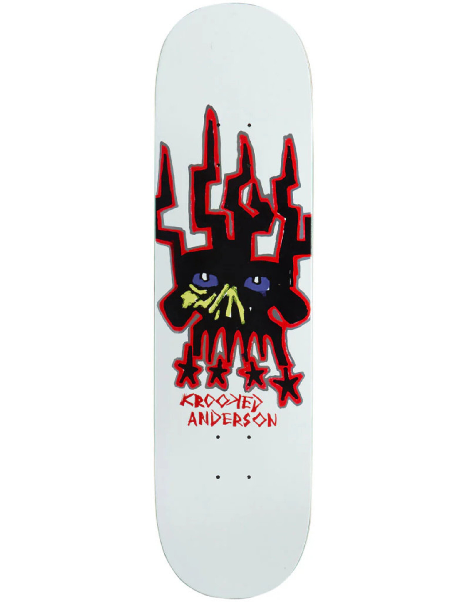 Krooked Krooked Deck Mike Anderson Manderson Skull King (8.38)