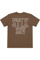 Stix SGV Stix SGV Tee Kids Outline S/S (Walnut/V. White)