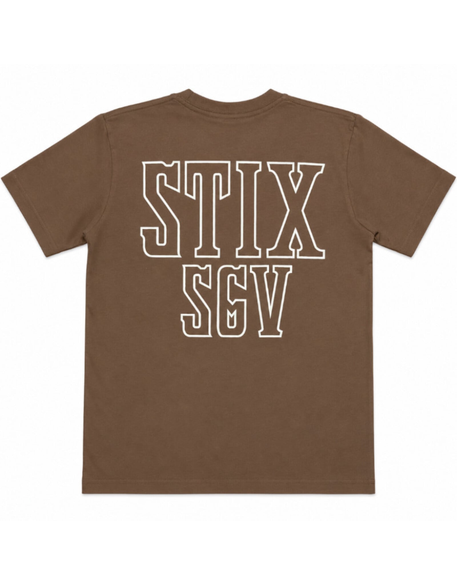 Stix SGV Stix SGV Tee Kids Outline S/S (Walnut/V. White)