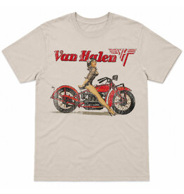 Star 500 Concert Series On Hollywood Tee Van Halen Biker S/S (Tan)