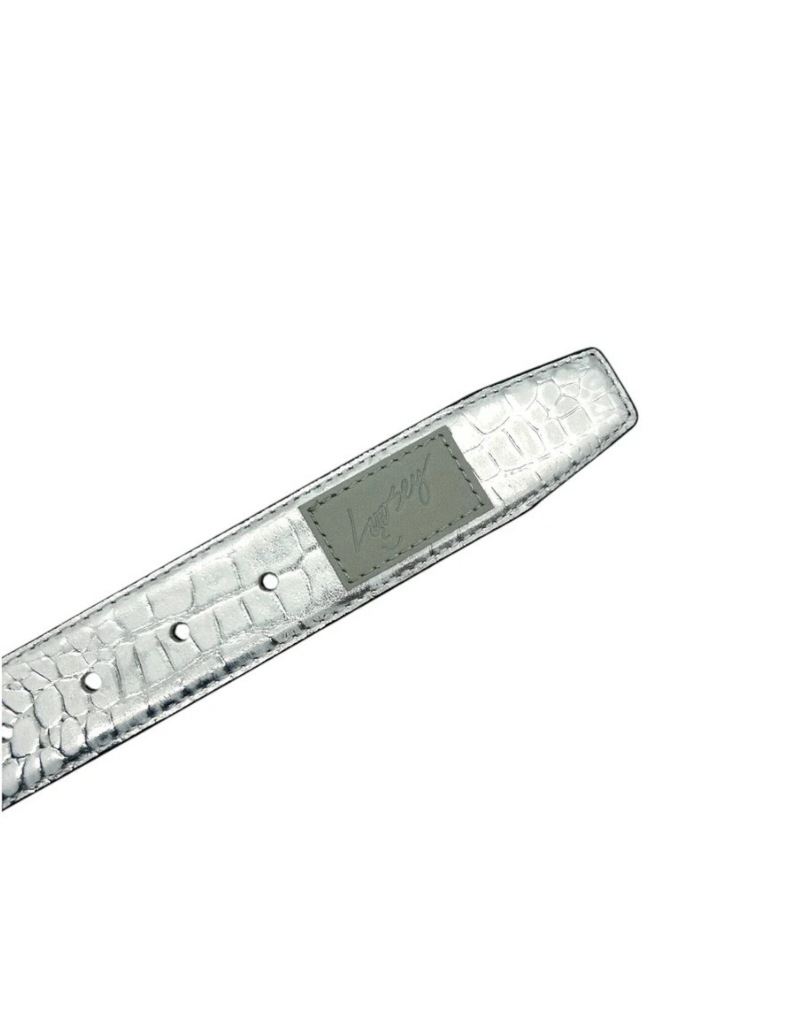 Loosey Loosey Belt Premium (Silver Surfer Croc)