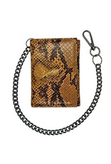 Loosey Loosey Wallet Chain Gang (Brown Snake Skin)