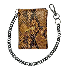 Loosey Loosey Wallet Chain Gang (Brown Snake Skin)