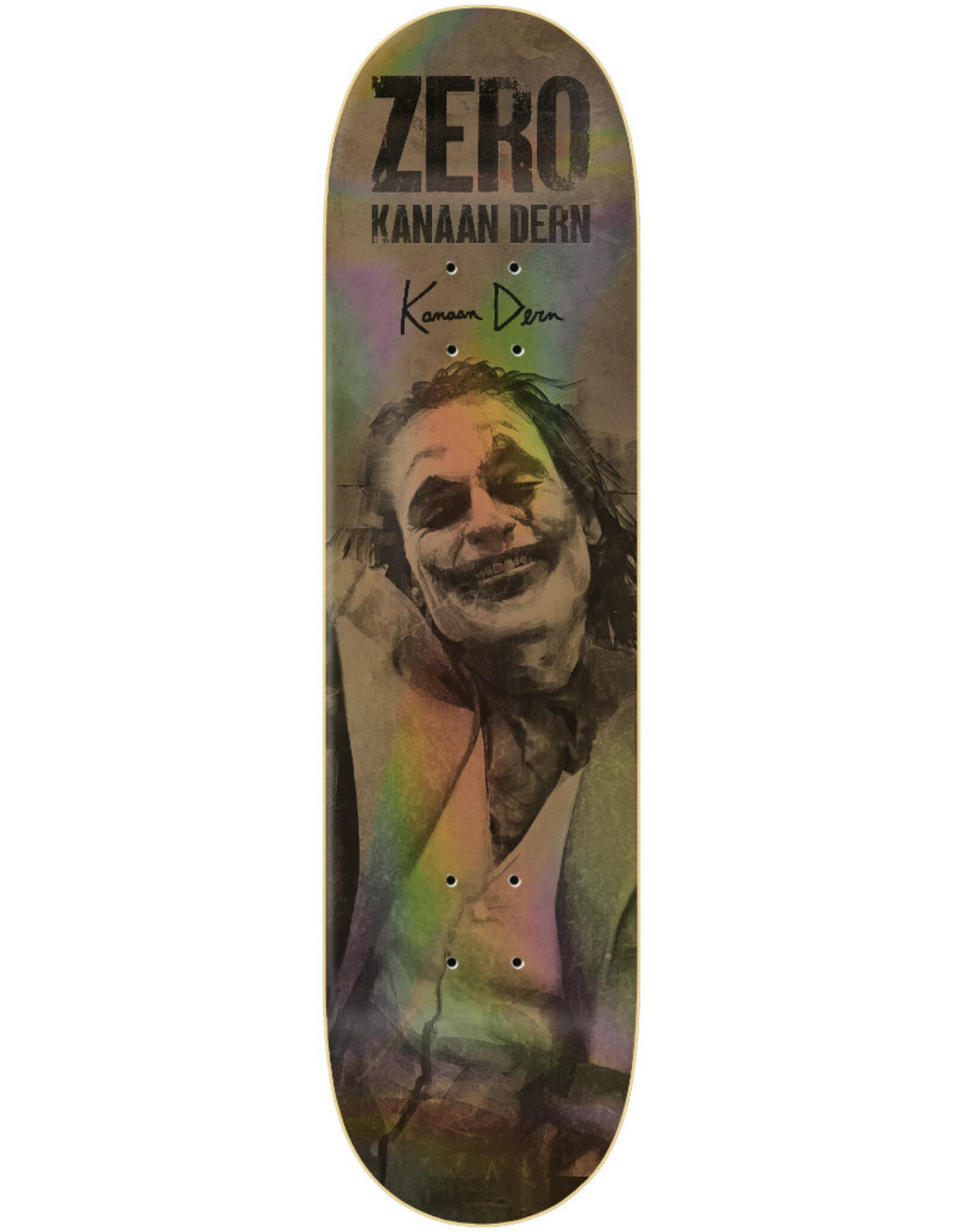 Zero Skateboards Zero Deck Kanaan Dern Joker Gold (8.5)