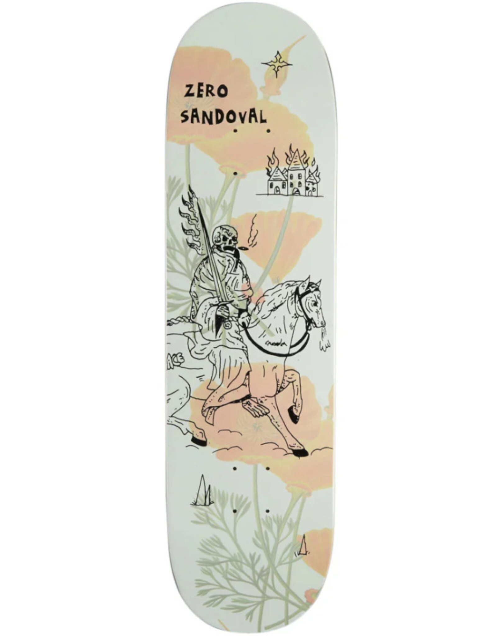 Zero Skateboards Zero Deck Tommy Sandoval Heavy Slime (8.5)