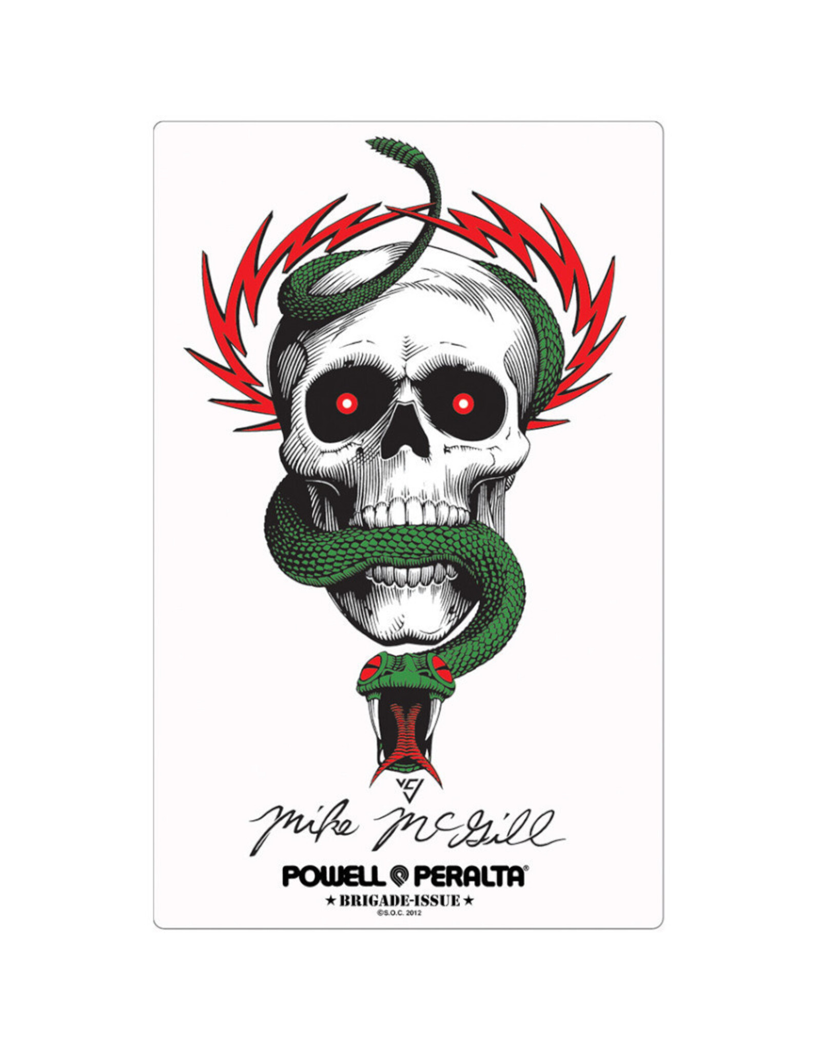 Powell Peralta Powell Peralta Sticker Skull And Snake