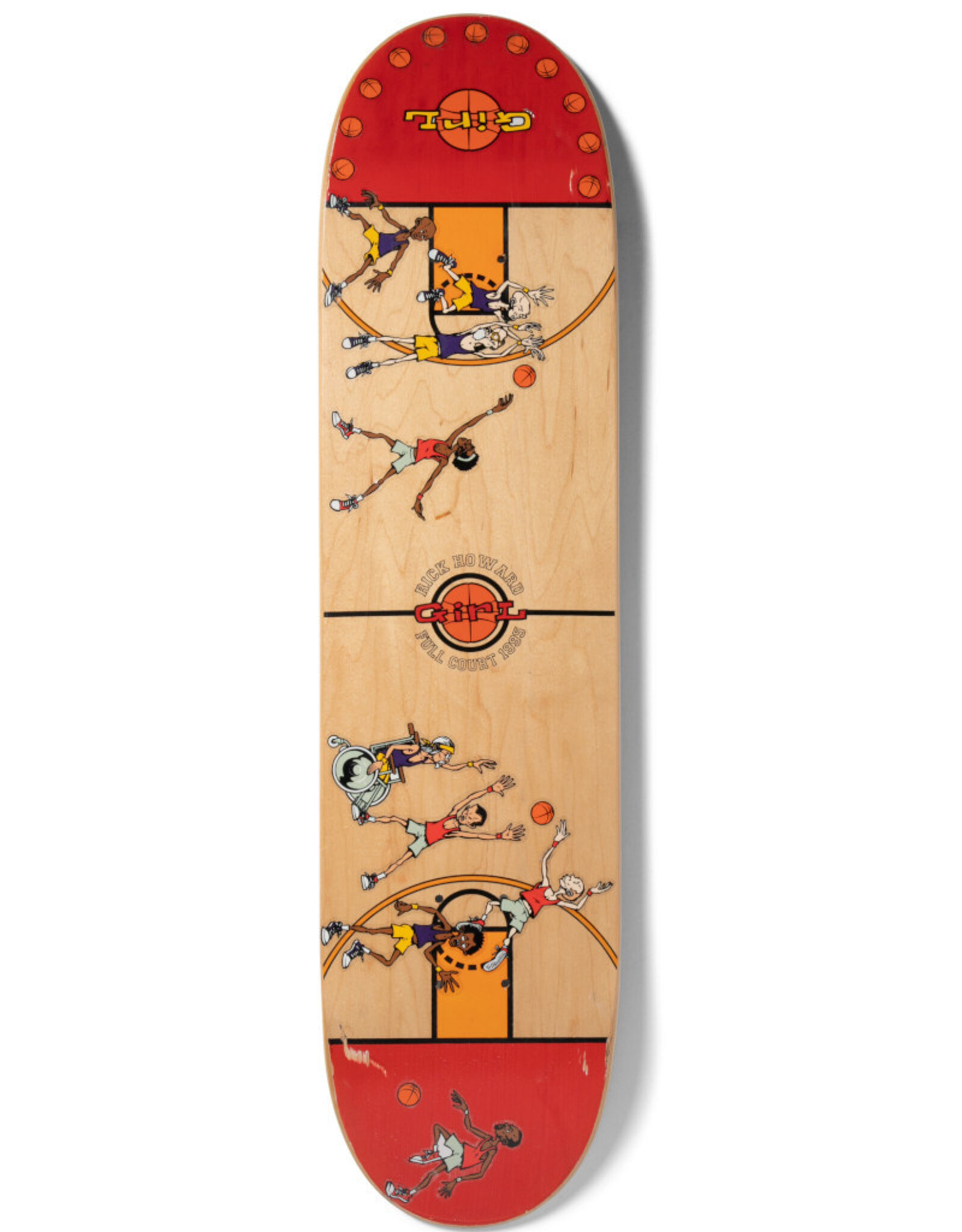 Girl Girl Deck Rick Howard Full Court Reissue (7.75)