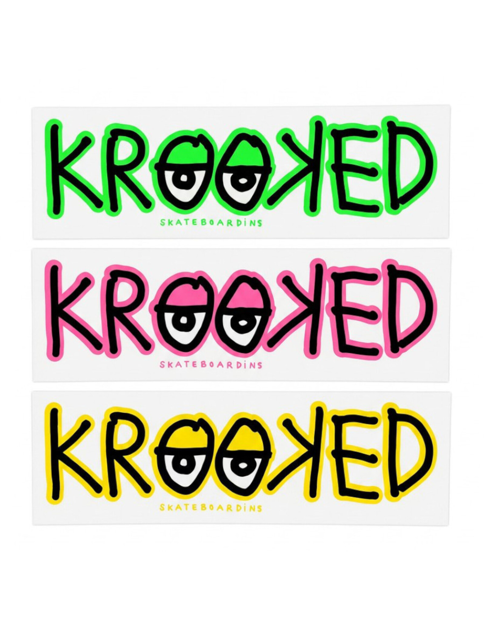 Krooked Krooked Sticker Eyes Assorted Medium (1 Sticker)