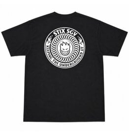 Spitfire Spitfire Tee X STIX SGV Lit S/S (Black)