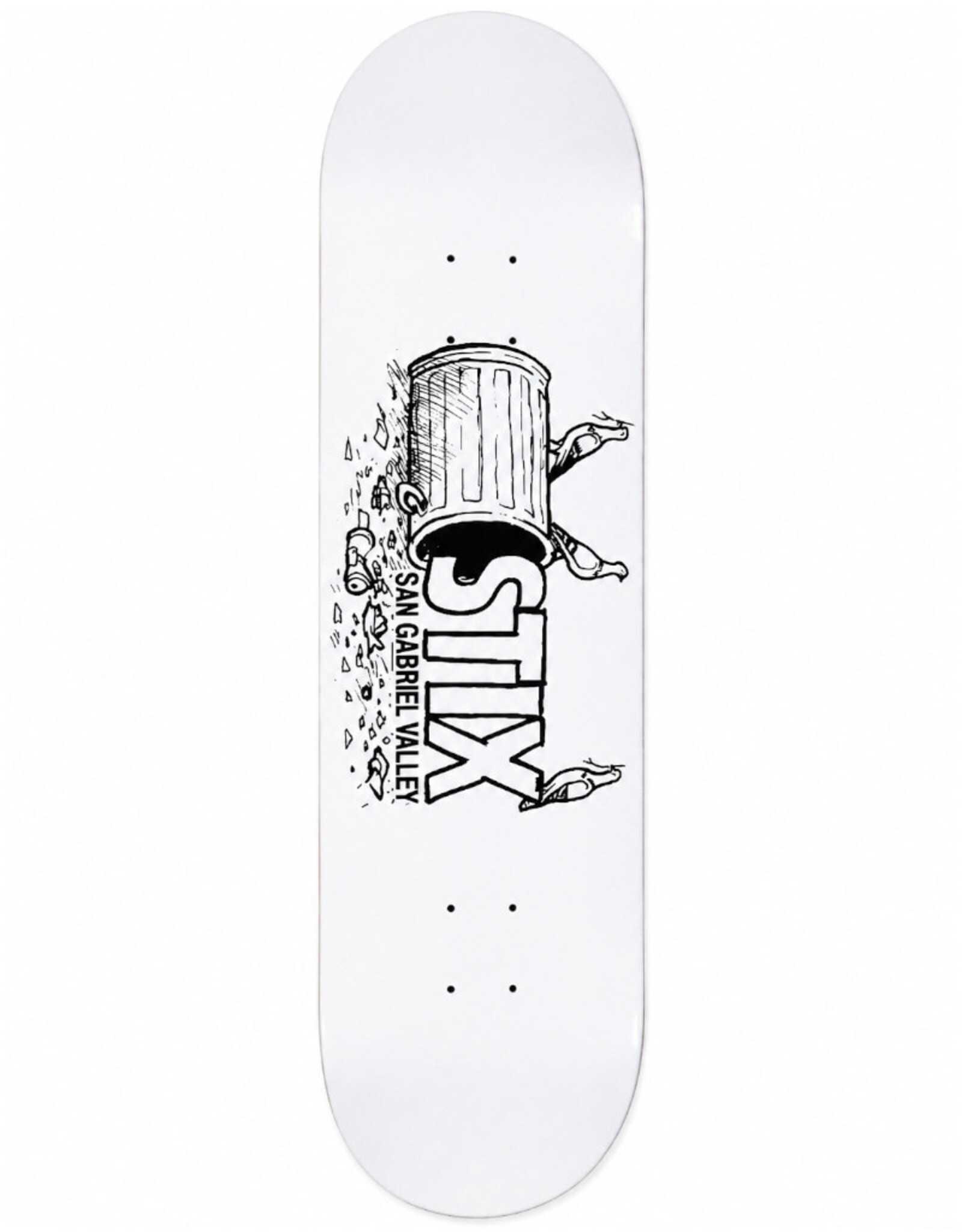 Stix SGV Stix SGV Deck Todd Francis Pigeons "S" Shape (White/Black)