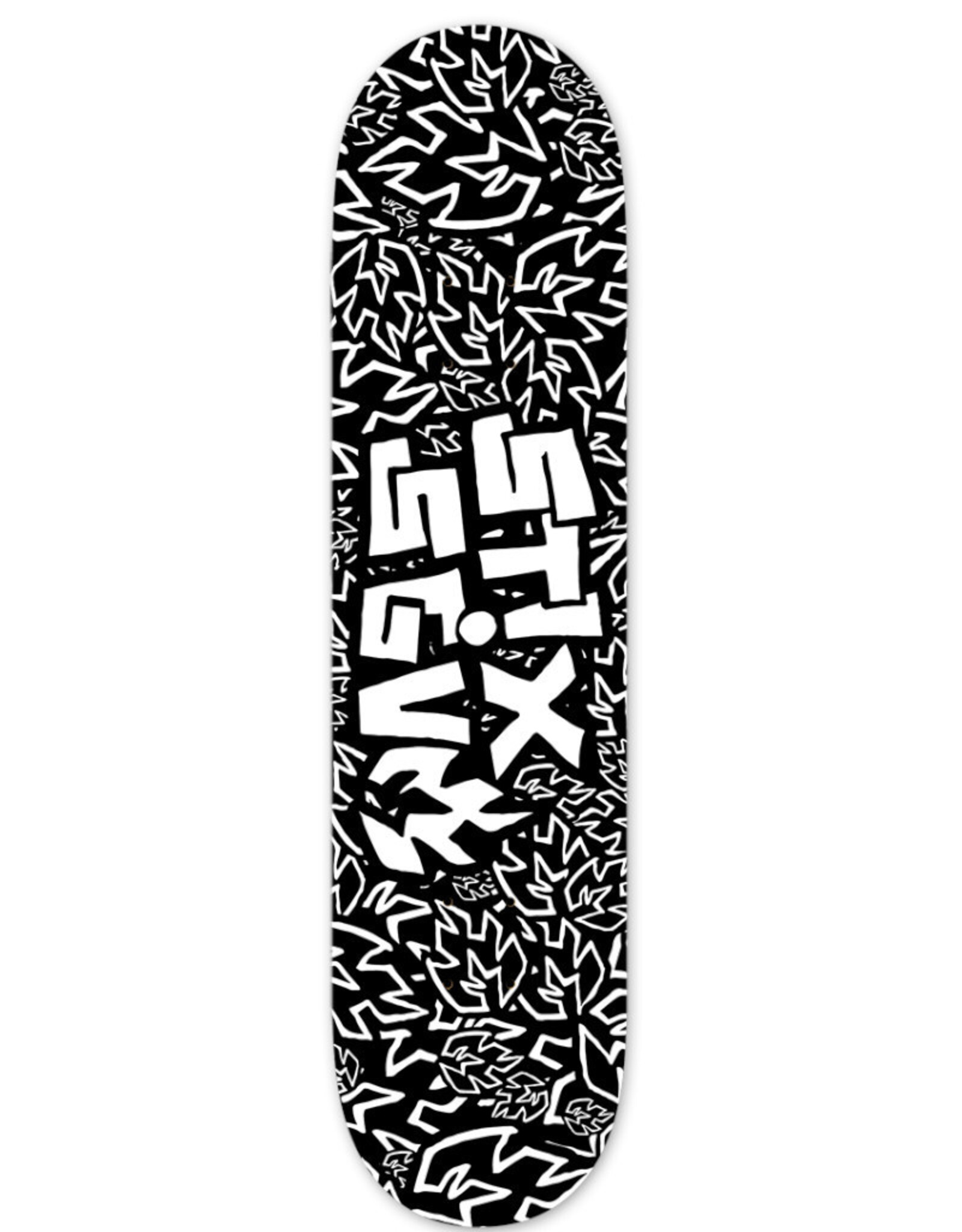 Stix SGV Stix SGV Deck John Lucero Flame "J" Shape (Black/White)