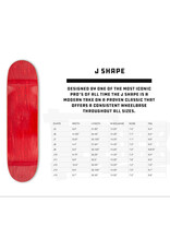 Stix SGV Stix SGV Deck John Lucero Flame "J" Shape (Black/White)