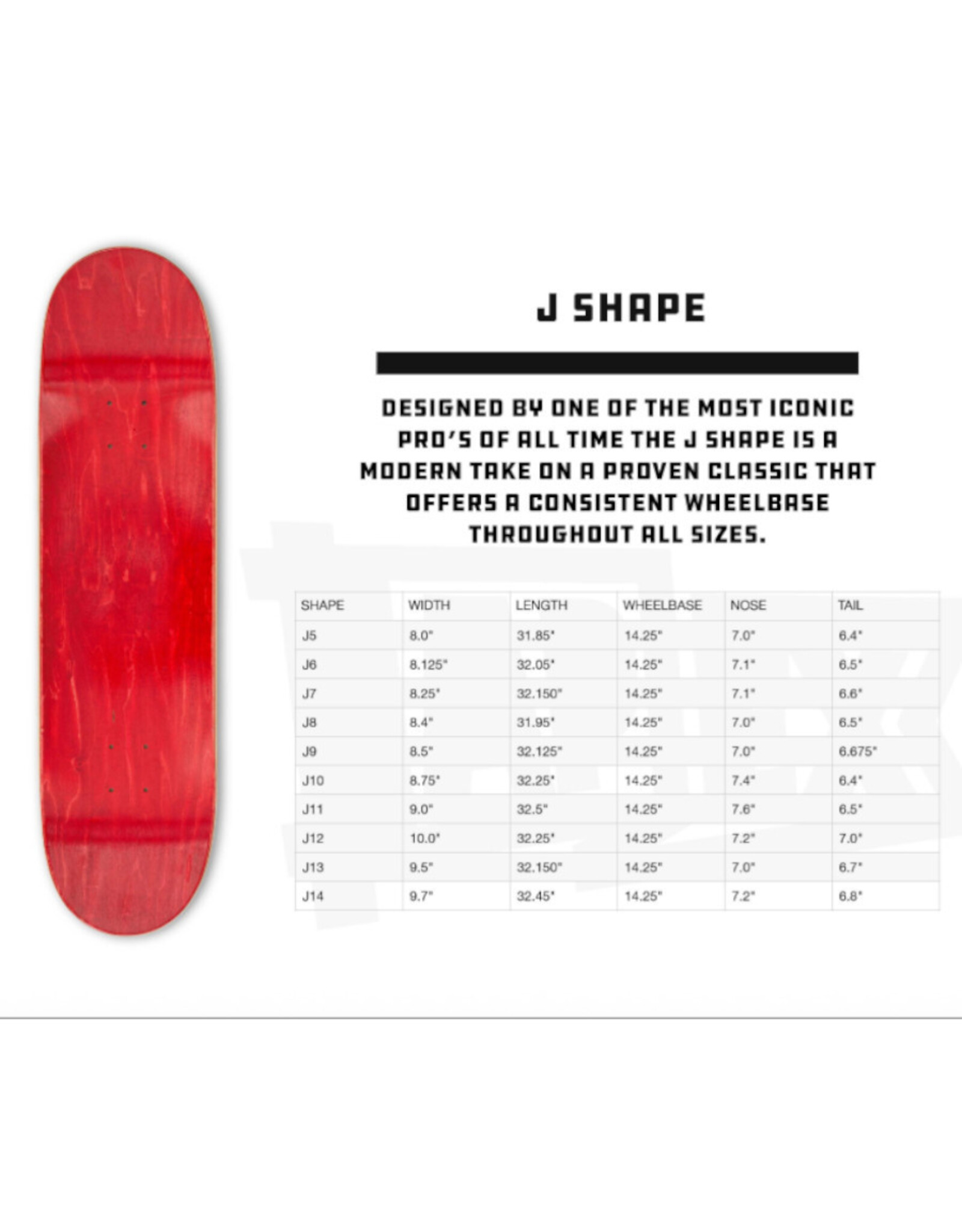 Stix SGV Stix SGV Deck John Lucero Flame "J" Shape (Black/White)