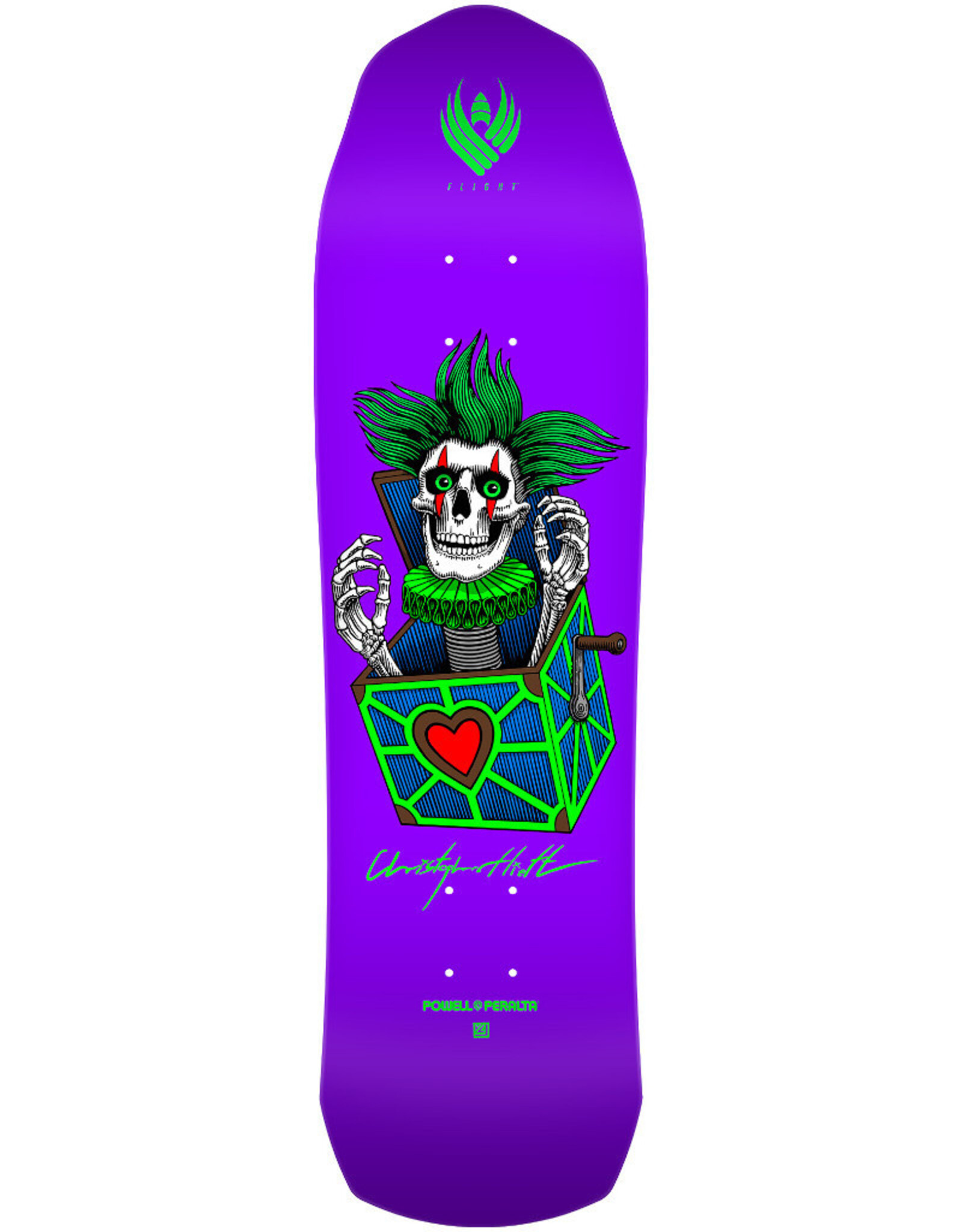 Powell Peralta Powell Peralta Deck Pro Flight Chris Hiett Skull (8.5)