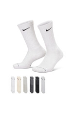 Nike SB Nike Socks Everyday Elevated Crew Grey/Cream/White Large (6-Pack)