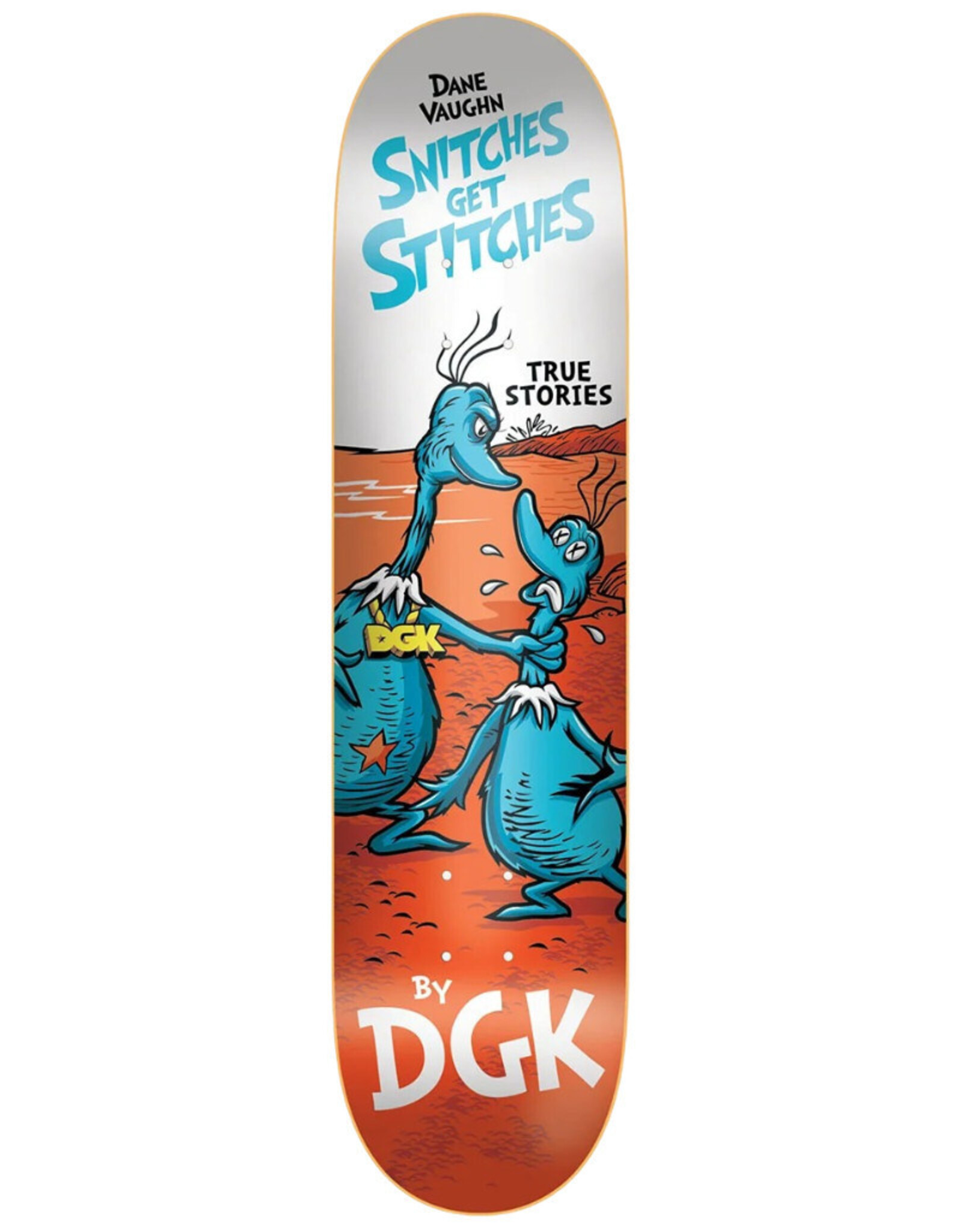 DGK DGK Deck Dane Vaughn Stitches Red (8.1)