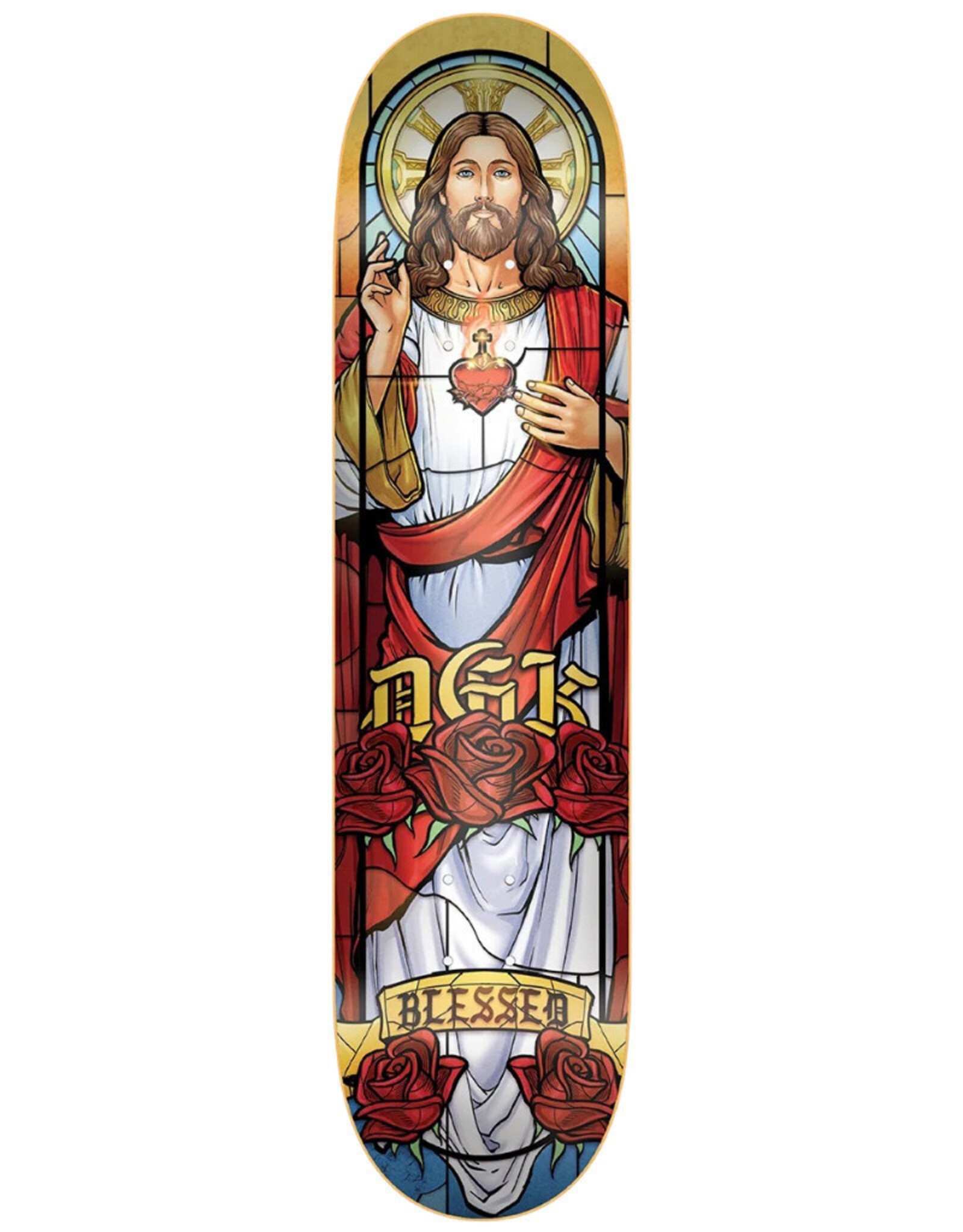 DGK DGK Deck Team Prince Of Peace Rainbow Prismatic (8.1)