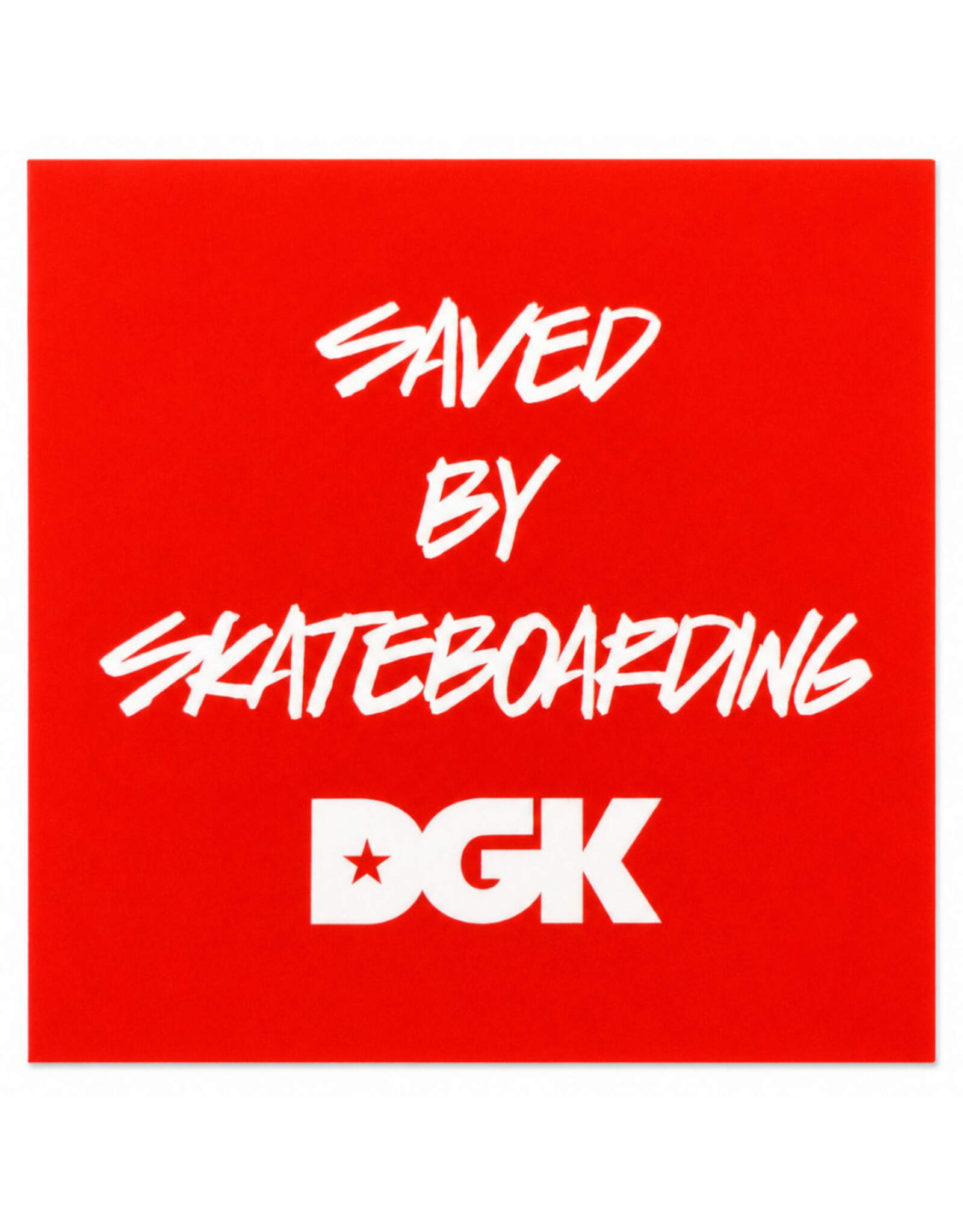 DGK DGK Sticker Saved By Skateboarding