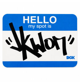 DGK DGK Sticker Jkwon