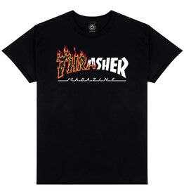 Thrasher Thrasher Tee Mens Ignite S/S (Black)