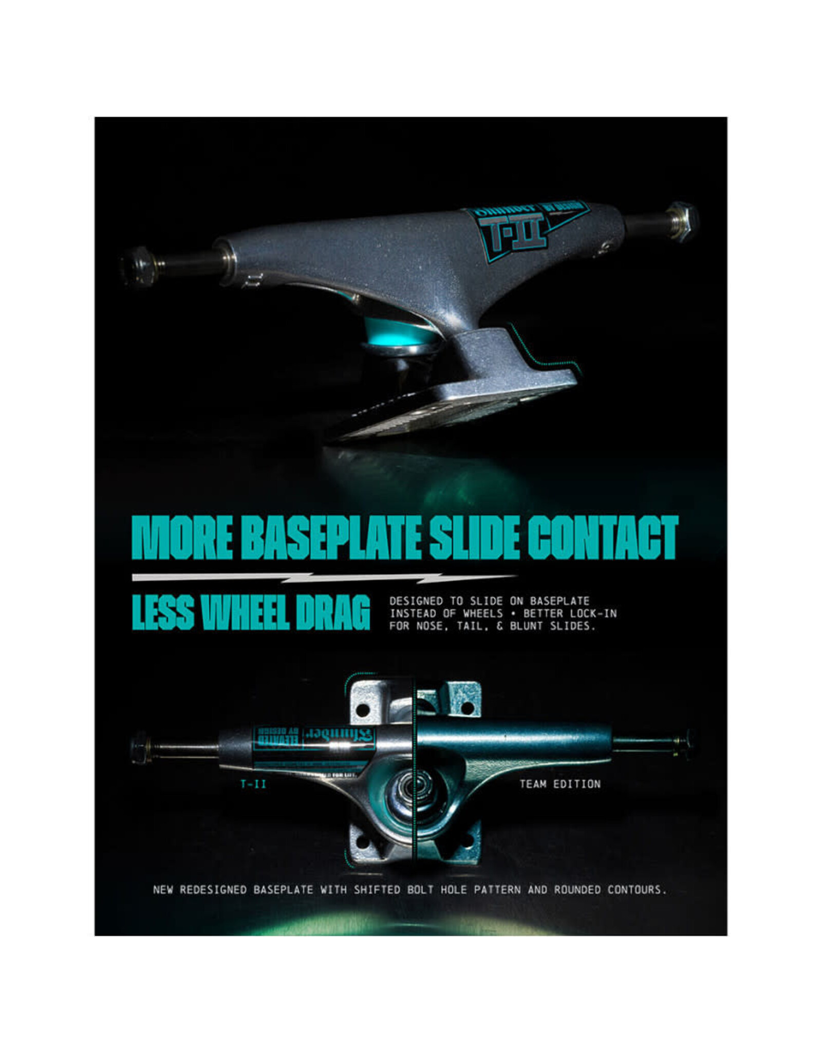 Thunder Thunder Trucks 161 Team T-2 Polished (Sold In Pair)