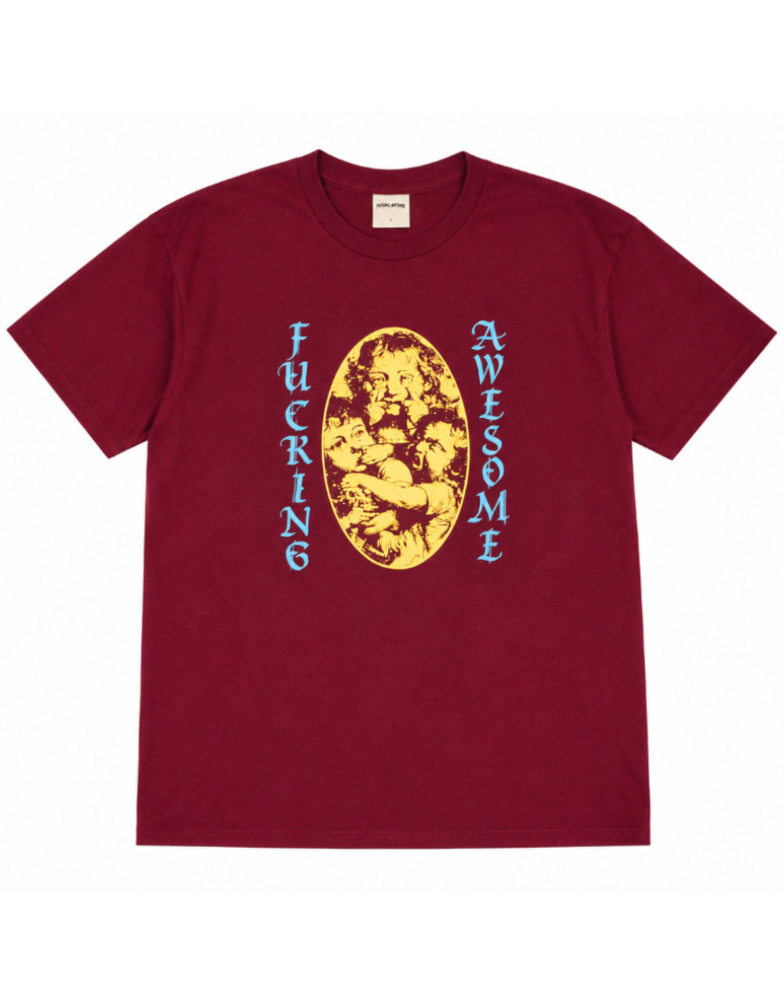 Fucking Awesome Fucking Awesome Tee Mischievous Faces S/S (Maroon)
