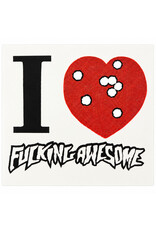 Fucking Awesome Fucking Awesome Sticker I Heart FA FA 26