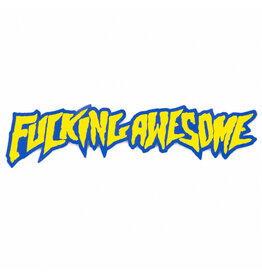 Fucking Awesome Fucking Awesome Sticker FA Logo Cream/Navy FA 26