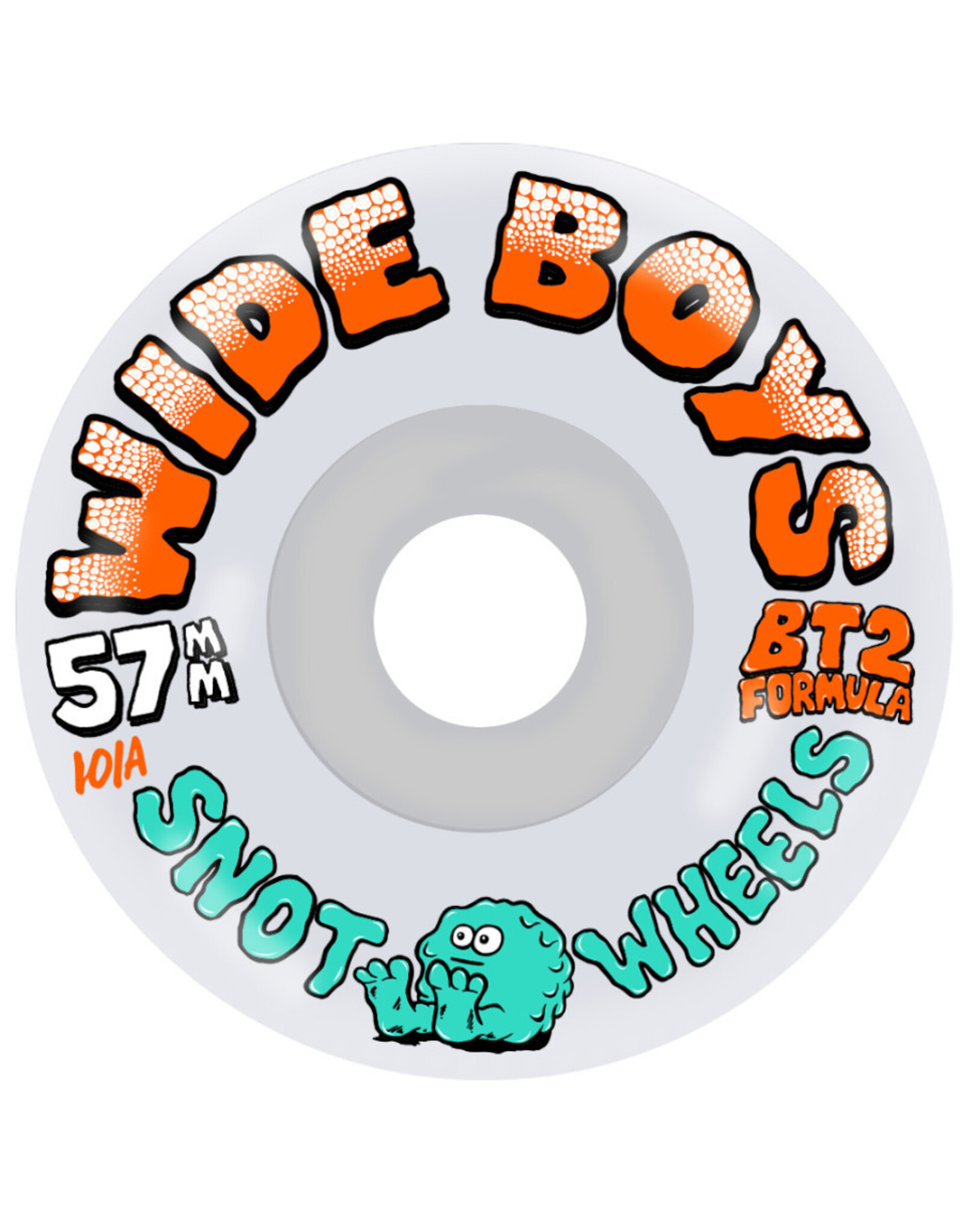 Snot Snot Wheels Team Wide Boys Clear/Orange (57mm/101a)