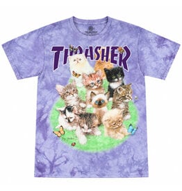 Thrasher Thrasher Tee Mens Kittens S/S (Purple)