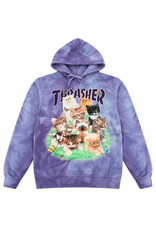 Thrasher Thrasher Hood Mens Kittens Pullover (Purple)