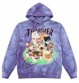 Thrasher Thrasher Hood Mens Kittens Pullover (Purple)