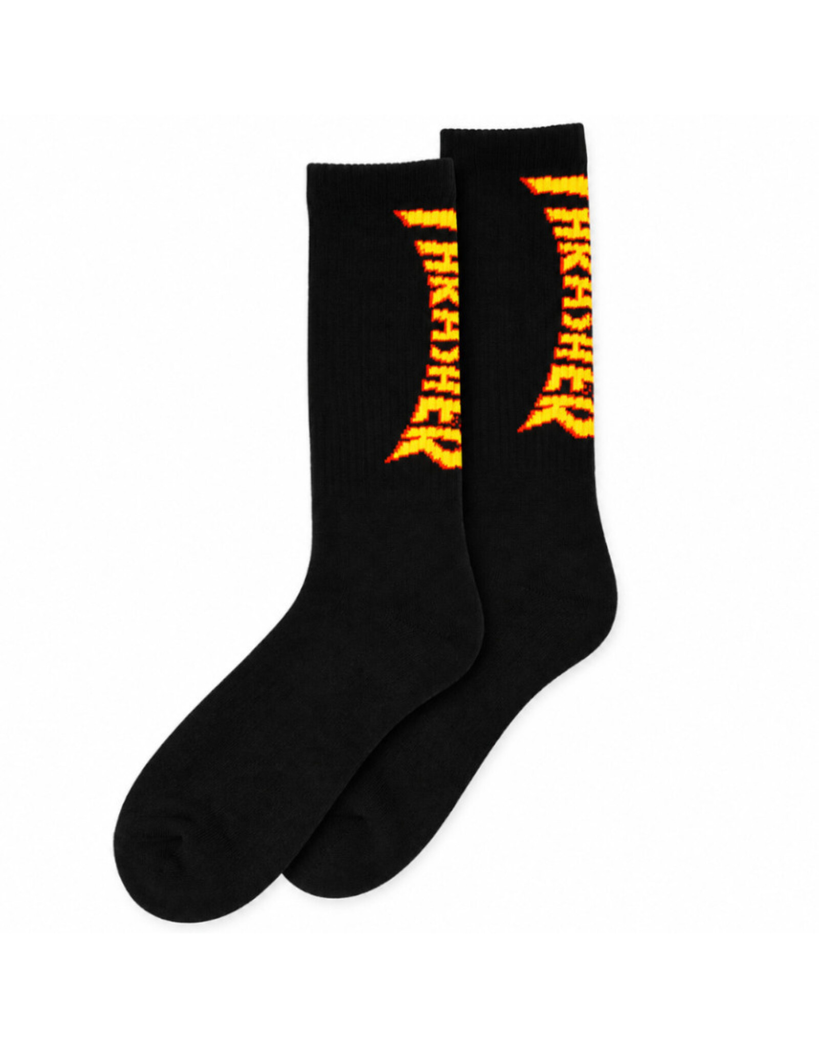 Thrasher Thrasher Socks Flame Crew (Black)