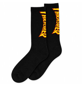 Thrasher Thrasher Socks Flame Crew (Black)