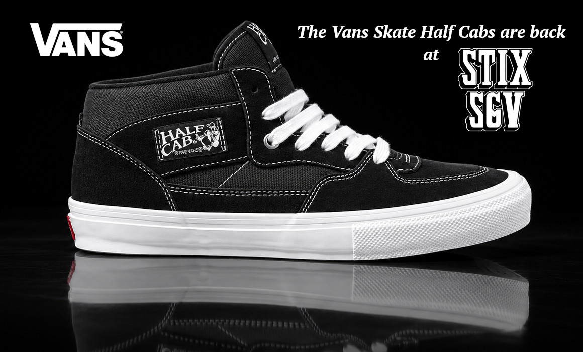 Vans Skate Half Cab Black/White