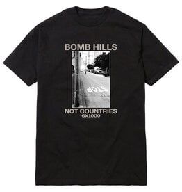 GX1000 GX-1000 Tee Bomb Hills Not Countries S/S (Black/Grey)