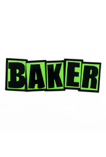 Baker Baker Sticker SU 26 Logo Green/Black