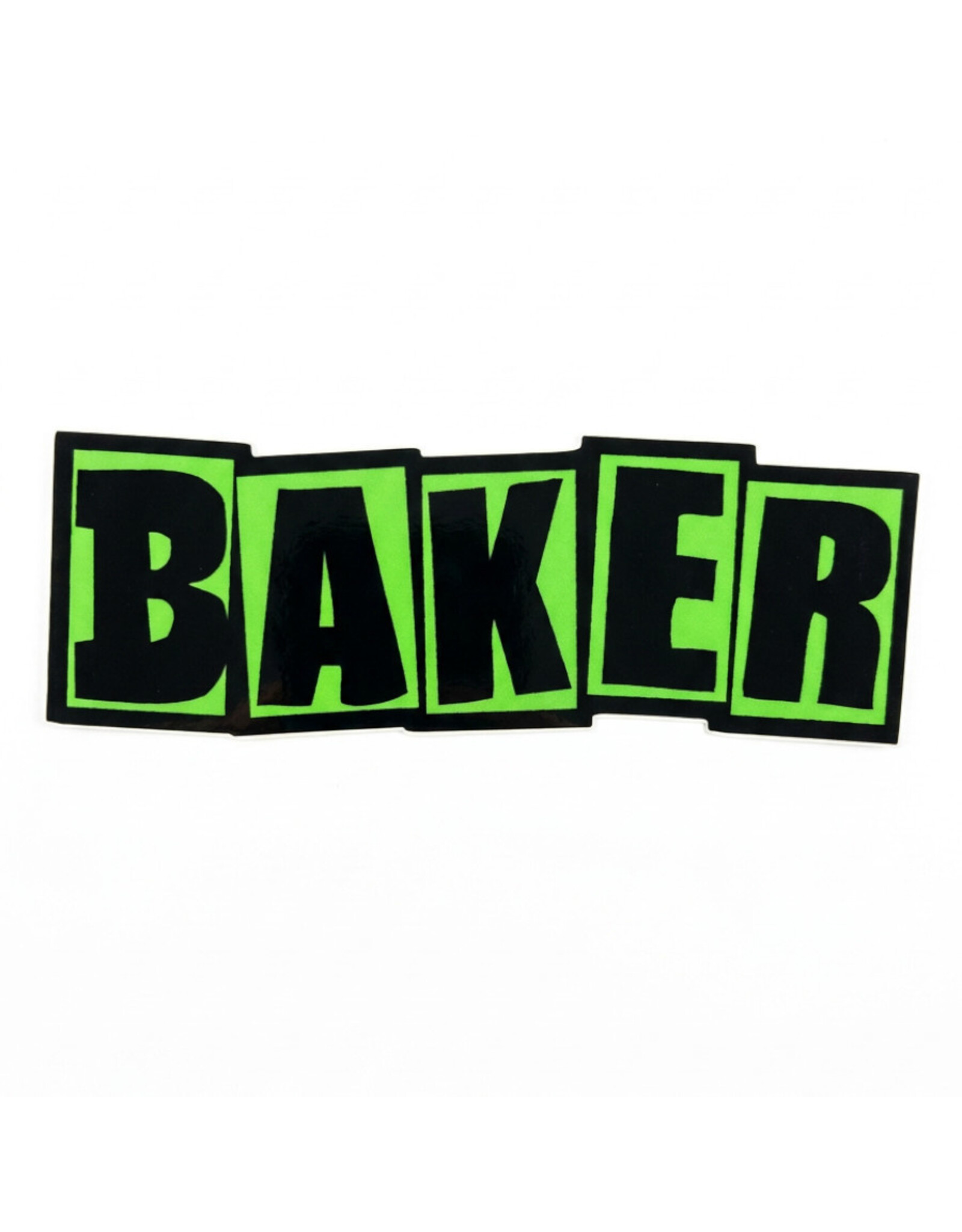 Baker Baker Sticker SU 26 Logo Green/Black