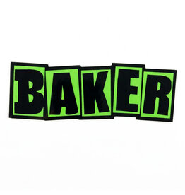 Baker Baker Sticker SU 26 Logo Green/Black